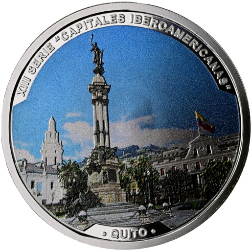 Read more about the article Ecuador 1 sucre Ibero-American Capitals Quito silver coin 2024