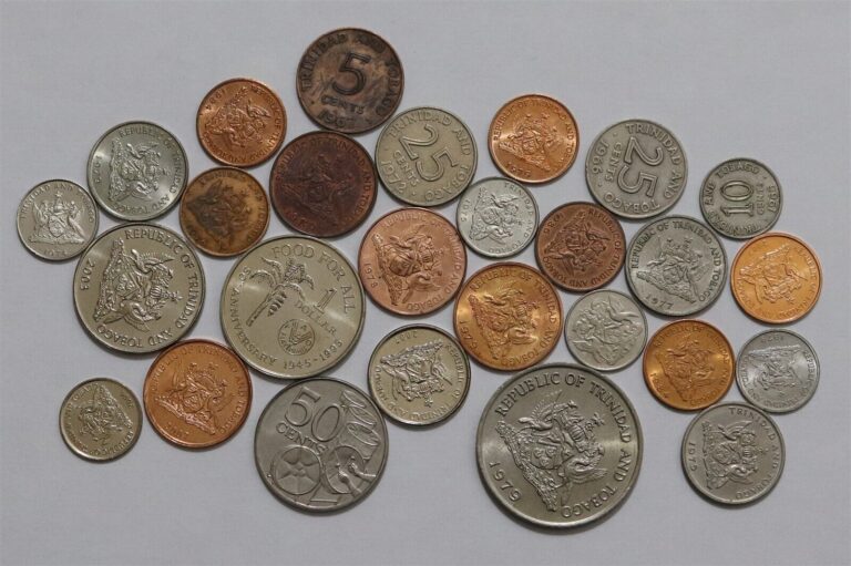 Read more about the article 🧭 🇹🇹 TRINIDAD and TOBAGO MASSIVE COIN COLLECTION B66 #587