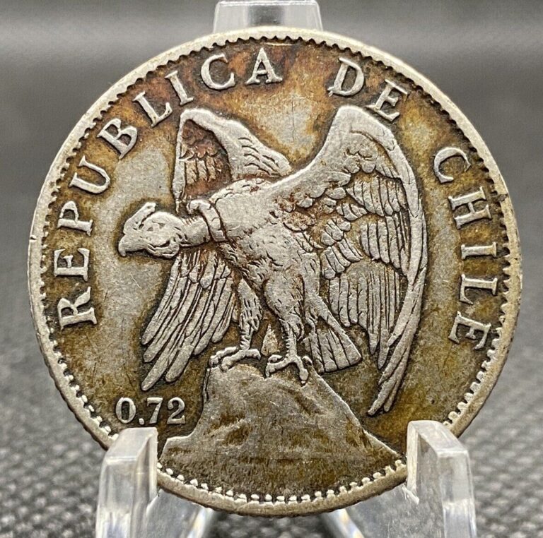 Read more about the article 1915-So CHILE 1 UN PESO VF Grade .720 World Silver Condor COIN CHL001