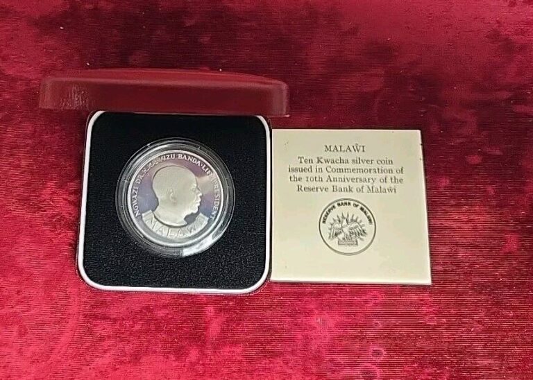 Read more about the article 1965-1975 Malawi 10 Kwacha Silver Proof 10 Anniversary Coin