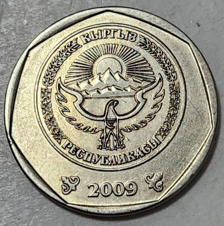 Read more about the article KYRGYZSTAN 🇰🇬 TEN (10) SOM COIN 2009