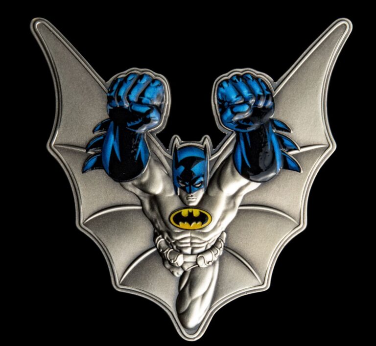 Read more about the article BATMAN 5 Oz Shaped .999 Silver Coin 5$ Barbados 2022