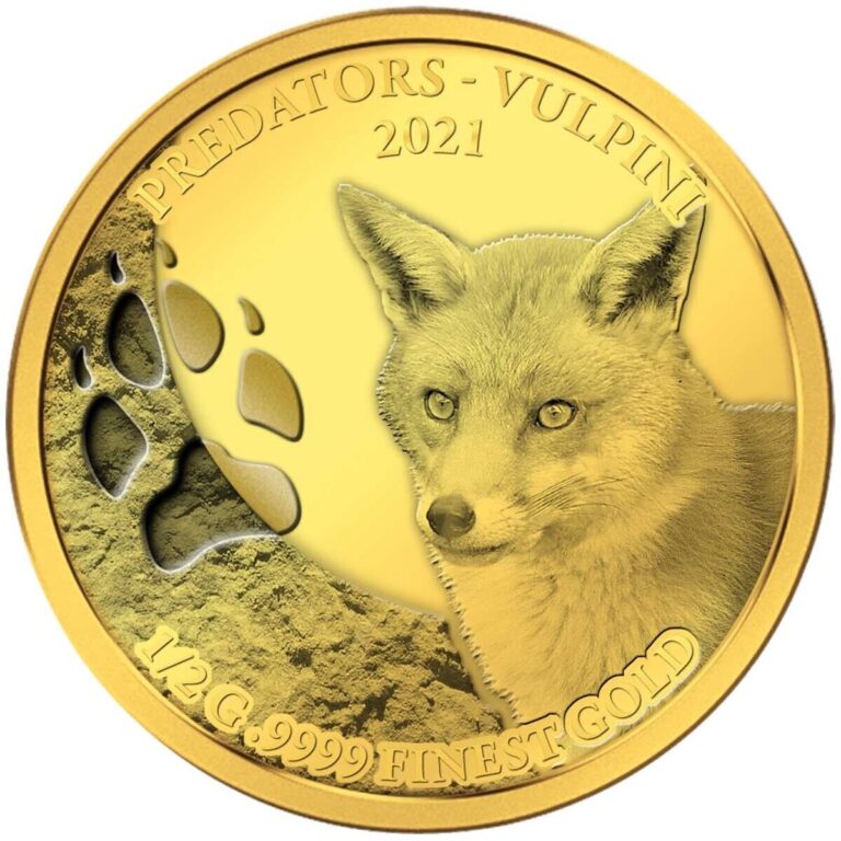 Read more about the article 2021 Senegal 1/2 g Gold Proof Coin Fox Predators Wildlife WWF ULTRA RARE