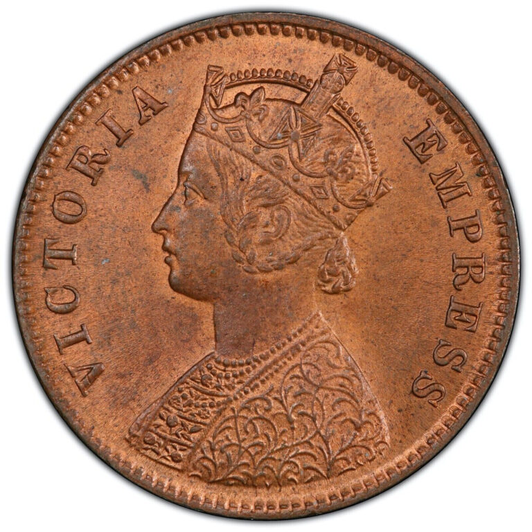 Read more about the article S-DS11 – Lot of 2 Coins = British India 1/4 Anna 1889 Uncirculated Coin Victoria