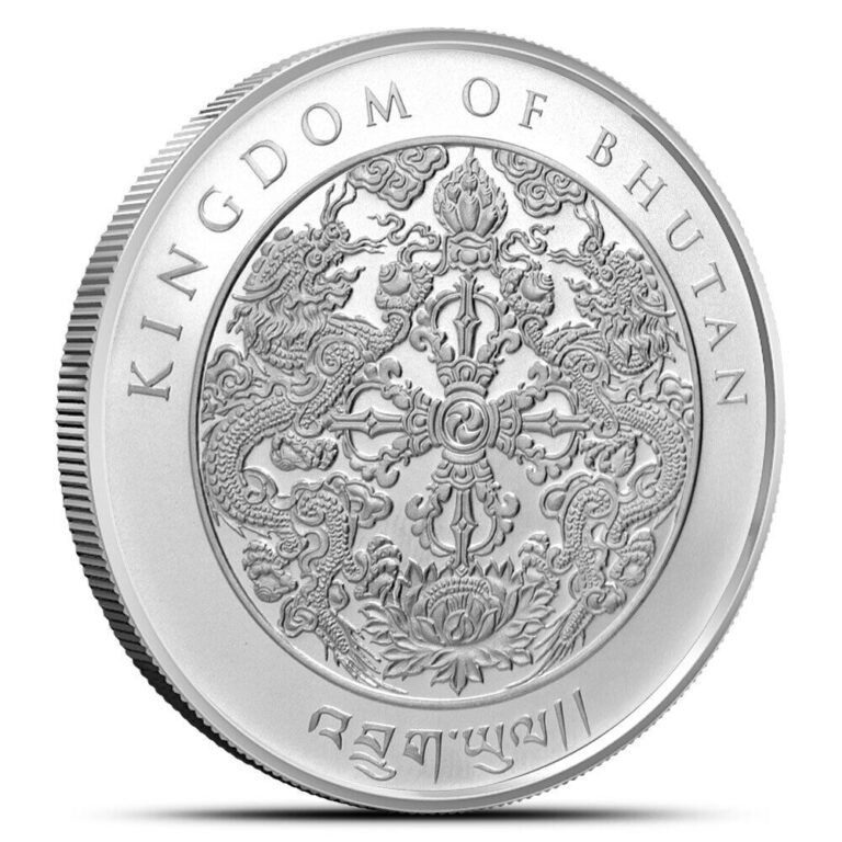 Read more about the article 2025 1 oz Kingdom of Bhutan Lunar Snake Silver Coin (BU)