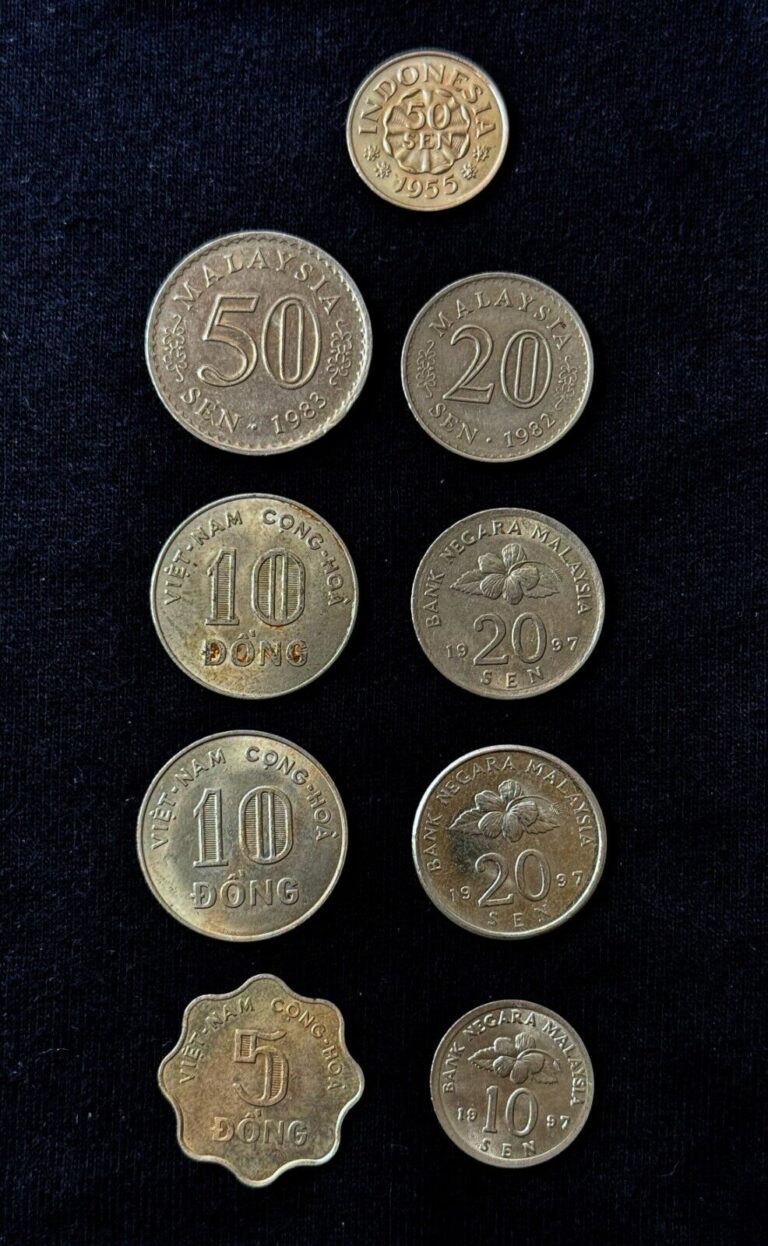 Read more about the article Indonesia Malaysia Vietnam Coin LOT Indonesian Malaysian Vietnamese Coins BULK