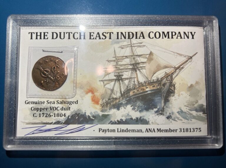 Read more about the article Dutch East India Company Genuine Sea Salvaged Copper Coin 1726-1804