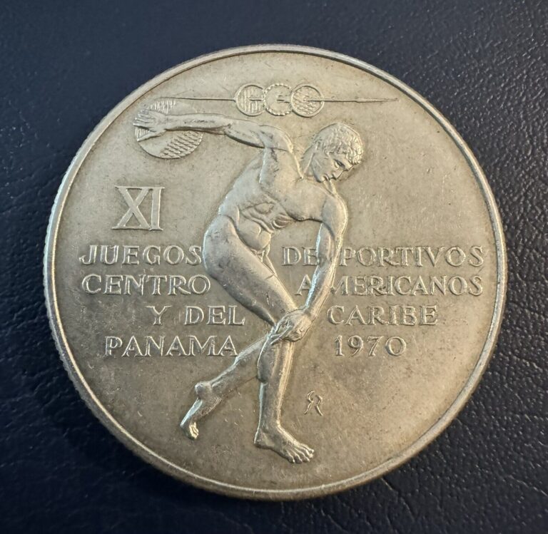 Read more about the article 1970 PANAMA 5 BALBOA SILVER COIN  FREE SHIPPING #2513