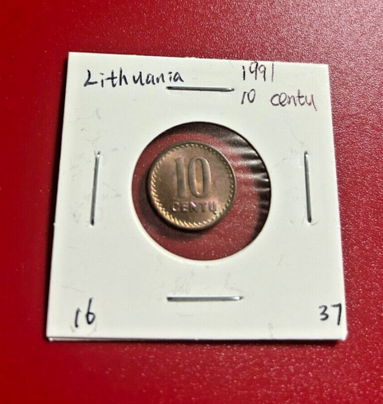 Read more about the article 1991 LITHUANIA 10 CENTU COIN – NICE WORLD COIN !!!