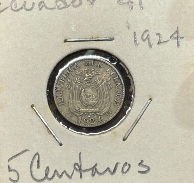 Read more about the article 1924 Ecuador 5 Centavos Coin