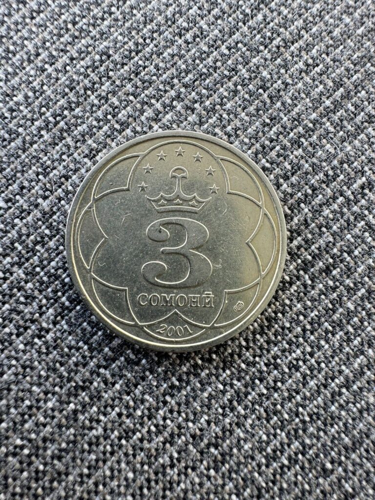 Read more about the article Tajikistan 3 Somoni Coin 2001