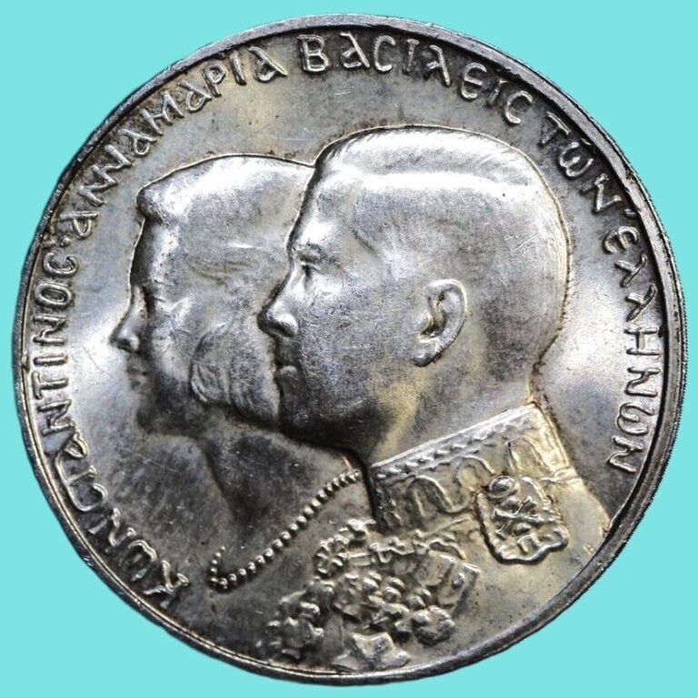 Read more about the article 1964 GREECE 30 Drachmai SILVER Coin UNCIRCULATED – .32 oz. SILVER