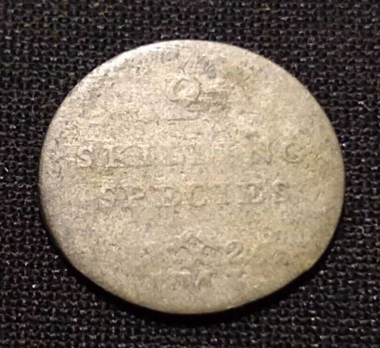 Read more about the article 1825 norway 2 skilling fr ag rare 1-year type world silver coin