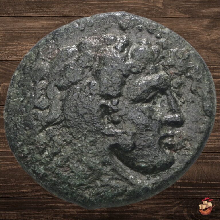 Read more about the article Ancient Greek Coin – Macedon Macedonia – Alexander the Great (336-323 BC) @F578