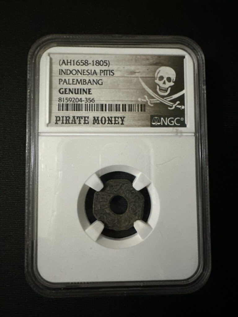 Read more about the article Graded Genuine Pirate Money Coin Treasure AH 1658-1805 Indonesia Pitis Palembang