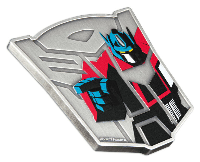 Read more about the article 2023 Samoa Hasbro Transformers Optimus Prime 1oz Silver Antiqued Shaped Coin