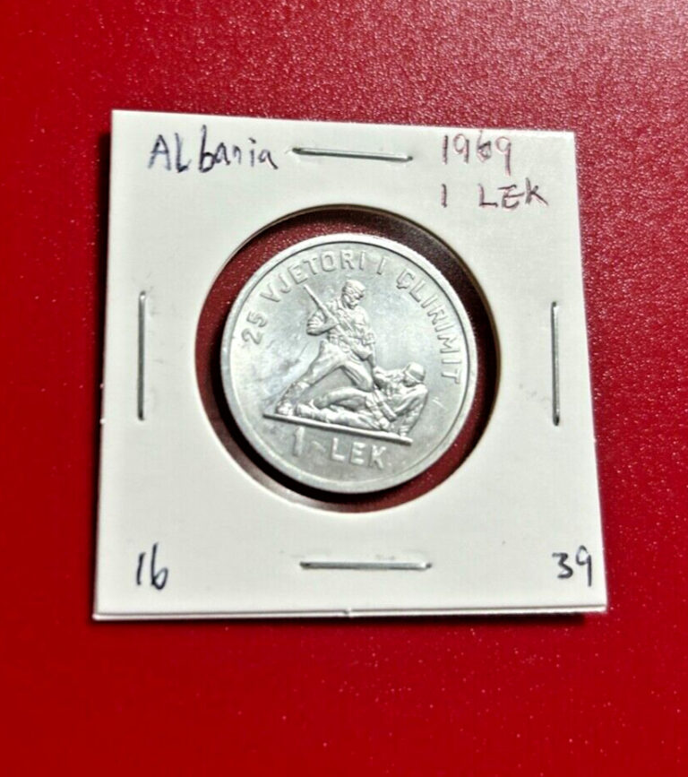 Read more about the article 1969 ALBANIA 1 LEK COIN – NICE WORLD COIN !!!