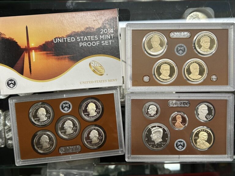 Read more about the article 2014-S United States Mint 14 Coin Proof Set Original Box and COA