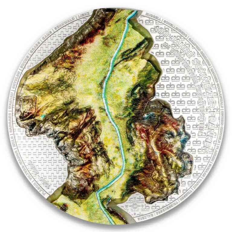Read more about the article 2024 Liechtenstein 100 Years 1oz Silver Coin Ultra High Relief