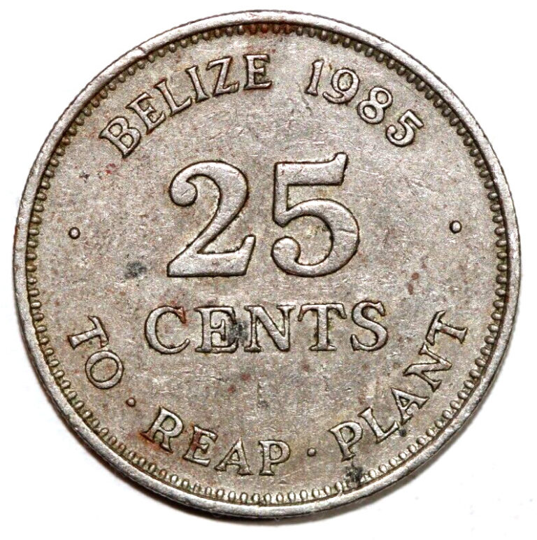 Read more about the article Belize  1985 25  cents  World Forestry Congress -Foreign Coin 23.6mm