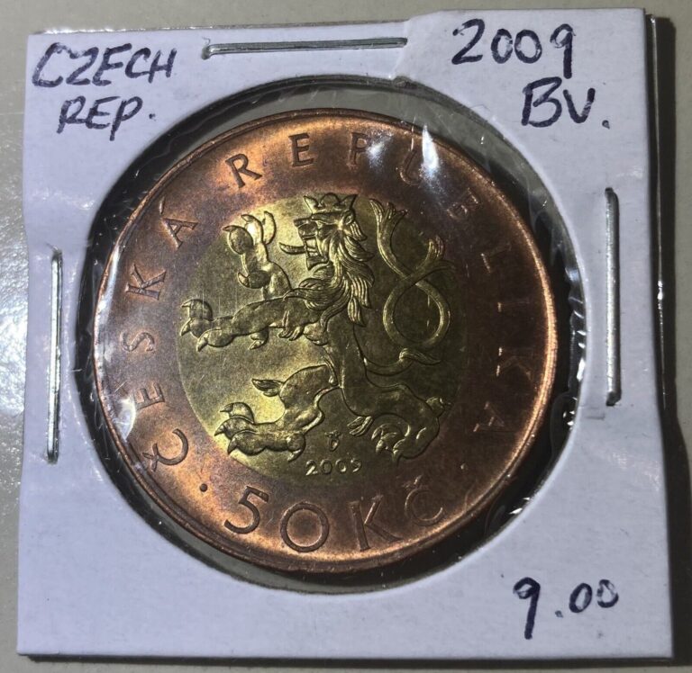 Read more about the article 2009 Czech Republic 50 Korun UNC World Coin