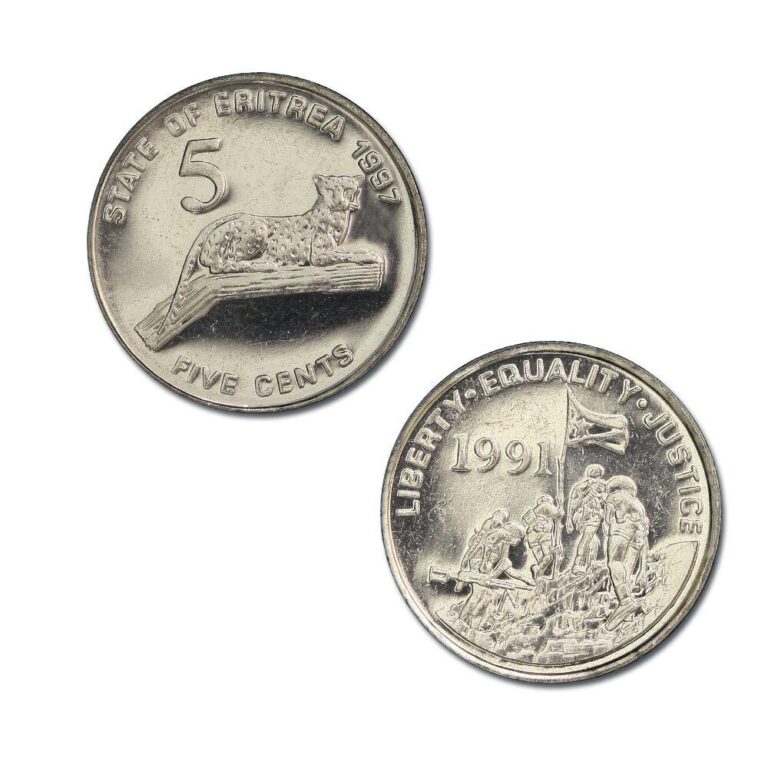 Read more about the article Set of 1000 Eritrea KM44(U) 5 Cents Coins 🇪🇷 Free Shipping!!!!