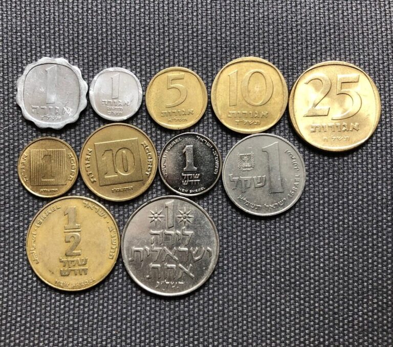 Read more about the article Israel 🇮🇱 Lot Of 11  World Foreign Coins