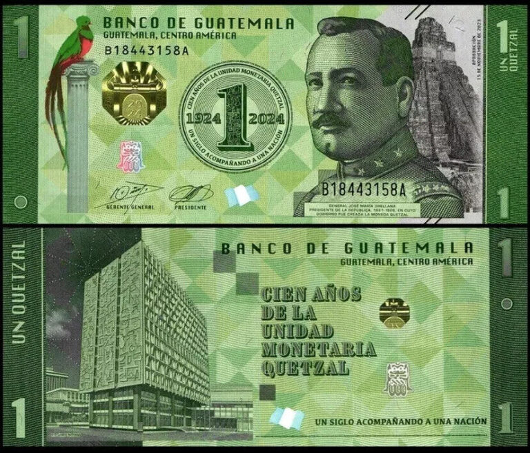 Read more about the article Guatemala  Commemorative 1 Quetzal  2024 P-New  UNC  Fast Shipping!