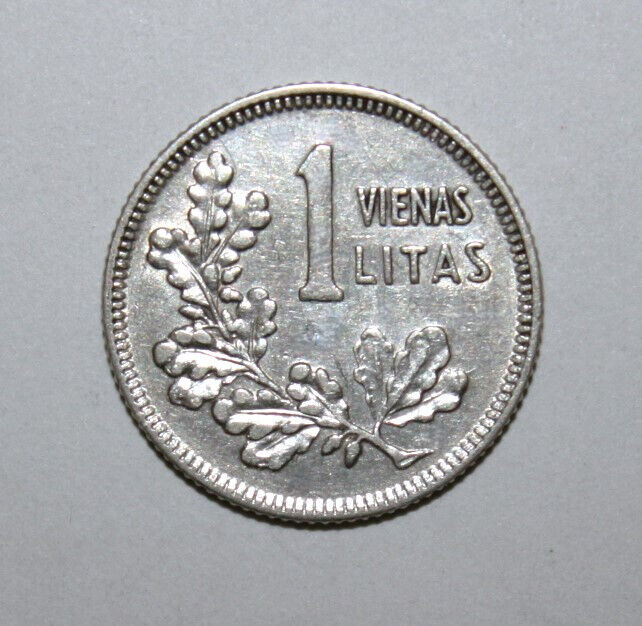 Read more about the article S8 – Lithuania 1 Litas 1925 Almost Unc / Unc. Silver Coin – Scarcer Date ***Nice