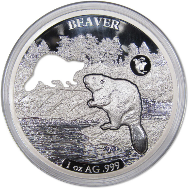 Read more about the article Shapes of America Beaver 1 oz .999 Silver $5 Proof-Like Coin 2020 Barbados COA