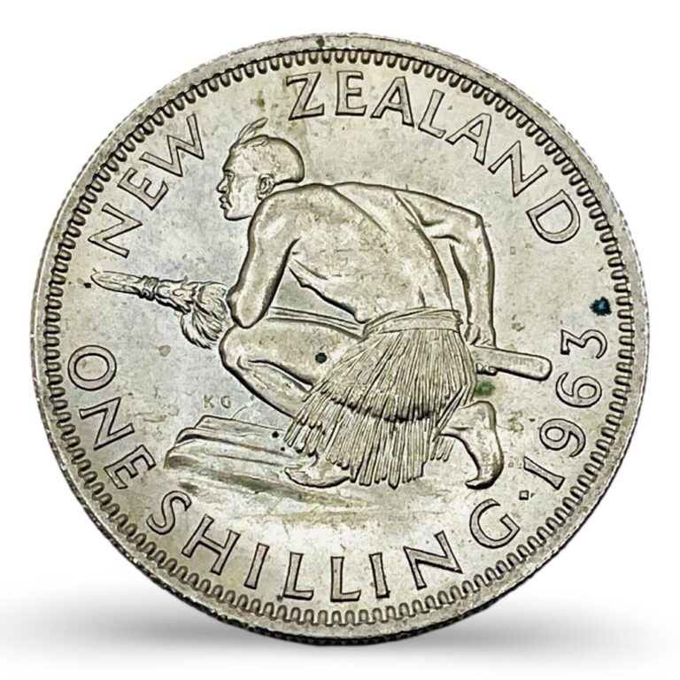 Read more about the article 1963 New Zealand Shilling – Elizabeth II – UNC – Combined Ship