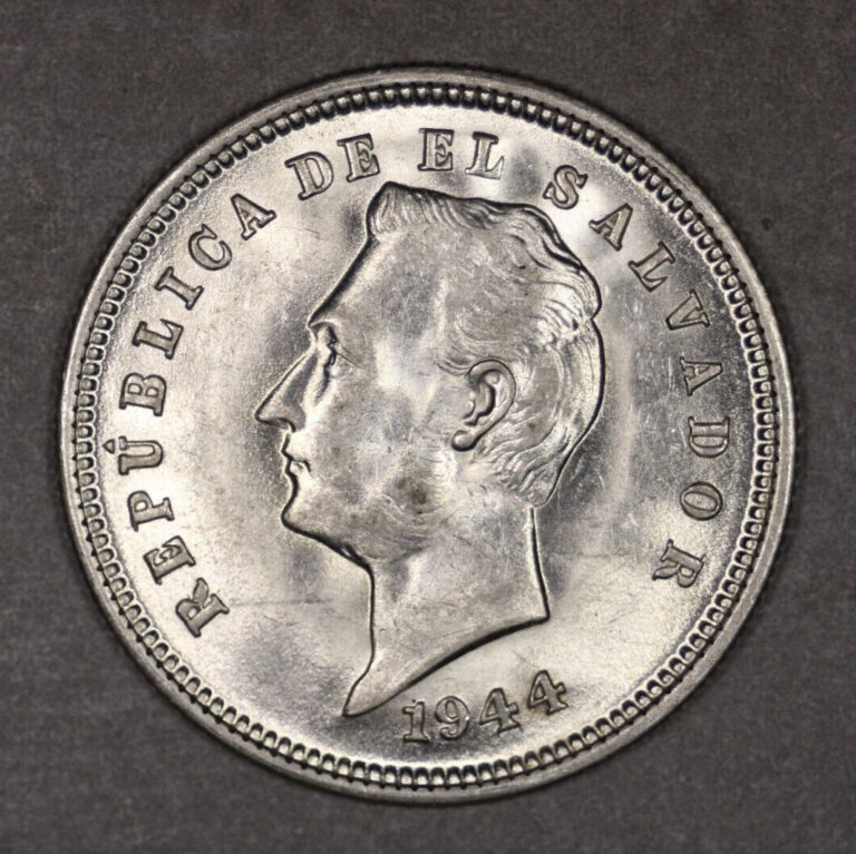 Read more about the article 1944 El Salvador Silver 25 Centavos