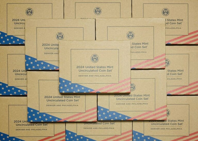 Read more about the article 2024 United States Mint Uncirculated Coin Set D – P 20 Coins Sealed Box #C1021