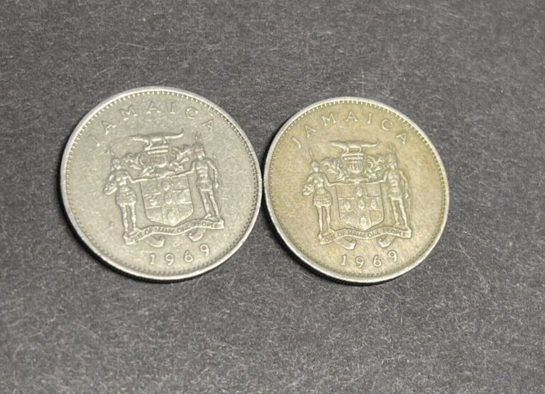 Read more about the article 10 Cents 1969 Jamaica Coins Butterfly Flower – Lot of 2 Coins