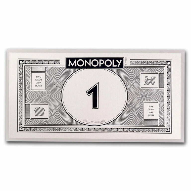 Read more about the article 2024 Samoa 5 gram Monopoly Foil Silver Note