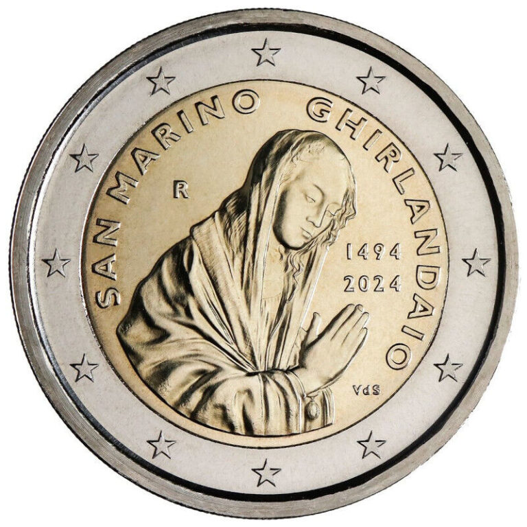 Read more about the article 2024 San Marino € 2 Euro BU Coin – Death of Ghirlandaio 530 Years