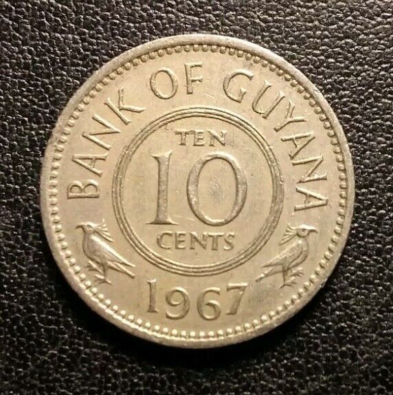 Read more about the article 1967 Guyana 10 Cents Coin