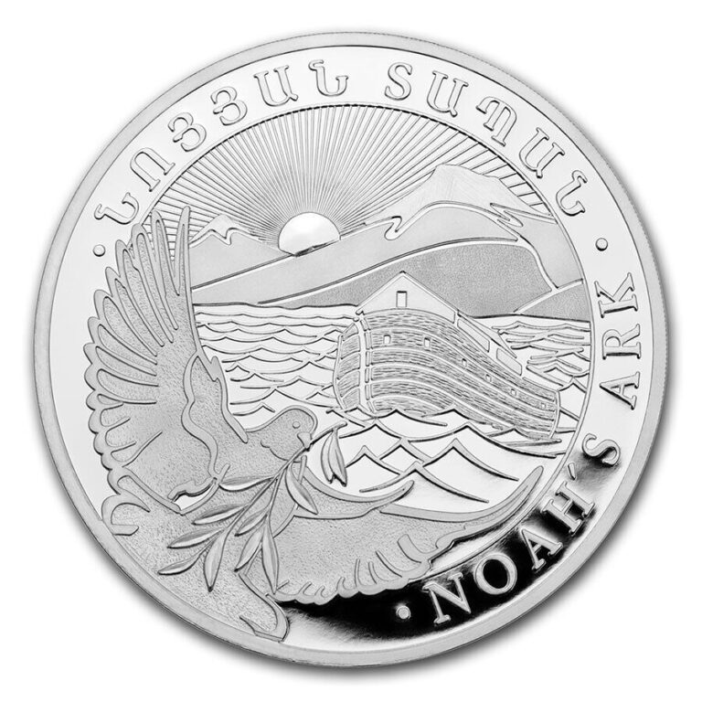 Read more about the article 2021 Armenia 5 oz Silver 1000 Drams Noah’s Ark