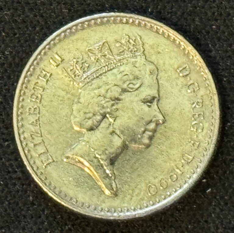 Read more about the article 1990 British  Queen Elizabeth II 5 Penny  5 pence Coin Original Condition