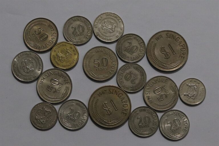 Read more about the article 🧭 🇸🇬 SINGAPORE CURRENCY LOT MOSTLY HIGH GRADE B55 #116XF12