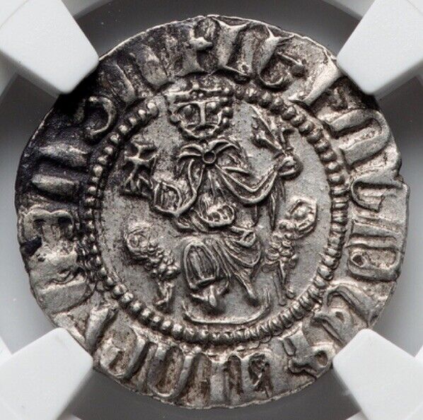 Read more about the article NGC AU ARMENIA 1198-1219 AD Levon I Silver Tram Knights Templar Coin of Crusades