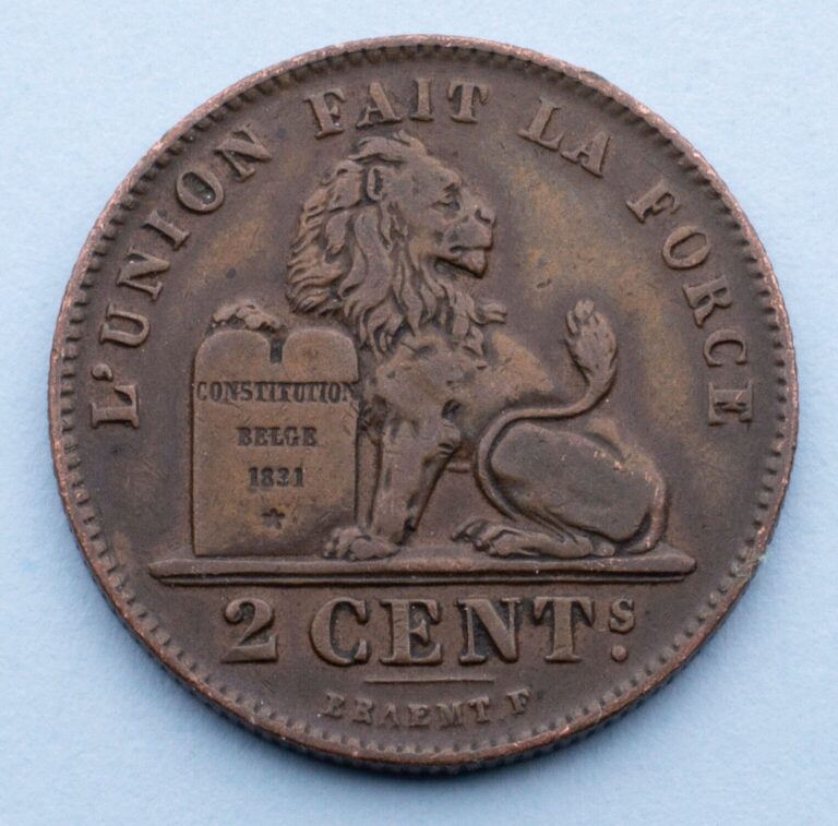 Read more about the article 1912 Belgium 2 Centimes KM# 64