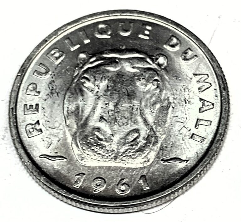 Read more about the article # C5700   MALI    COIN      5 FRANCS   1961   Unc.