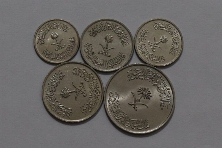 Read more about the article 🧭 🇸🇦 SAUDI ARABIA HALALA’S COINS LOT HIGH GRADE B66 #58 ZA12