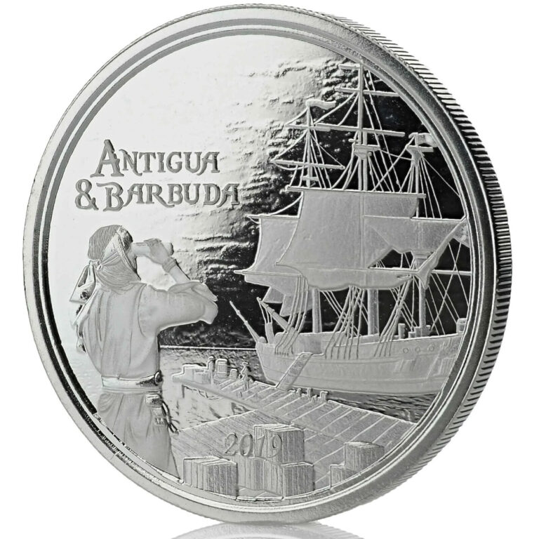 Read more about the article 2019 1 oz Antigua and Barbuda Rum Runner .999 Silver Coin