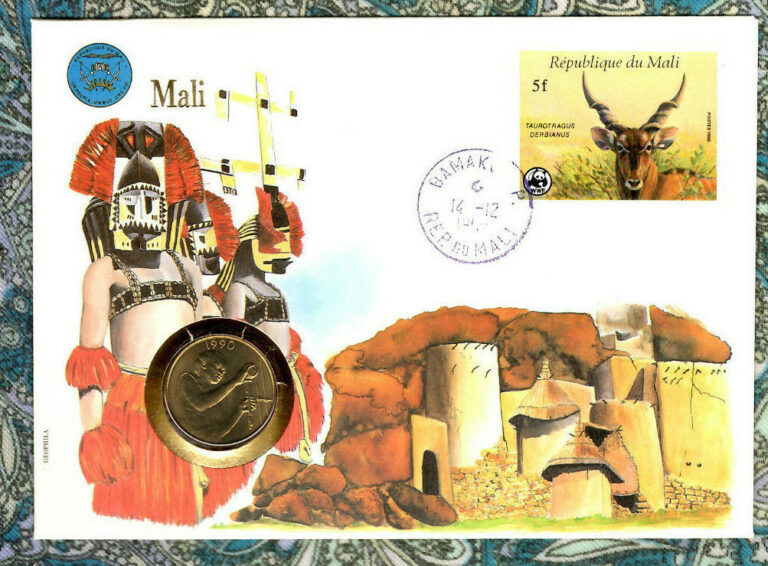 Read more about the article E Coins of All Nations West African States Mali 25 Francs 1990 KM-9 UNC