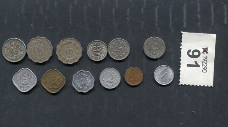 Read more about the article Lot of   12  coins of     Pakistan