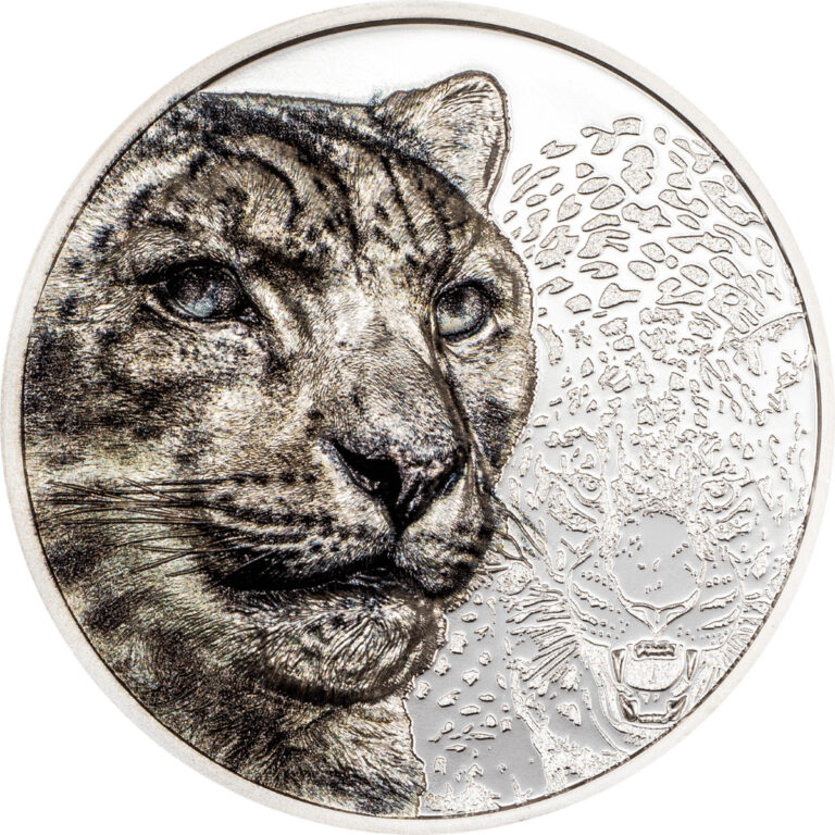 Read more about the article 2024 Mongolia Wild Mongolia Snow Leopard 1 oz Silver Proof Coin