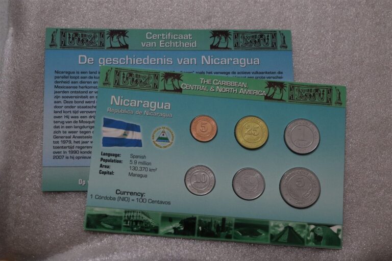 Read more about the article 🧭 🇳🇮 NICARAGUA SEALED COIN SET WITH COA B63 #138