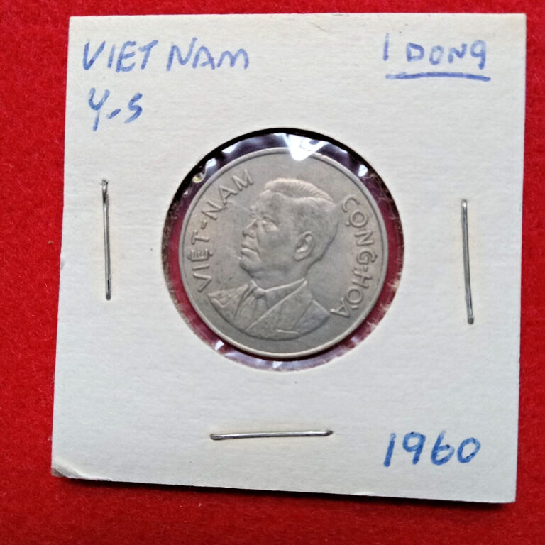 Read more about the article Foreign COIN   VIETNAM  Y-5  1960  1 Dong   Circulated